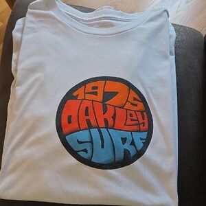 Oakley Kids 1975 Surf Tee - White with Red and Blue